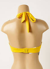 Haut de maillot de bain jaune AUBADE pour femme seconde vue