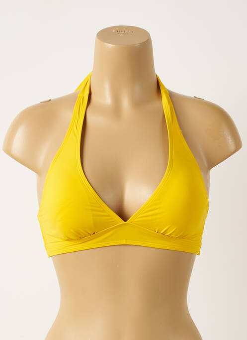 Haut de maillot de bain jaune AUBADE pour femme