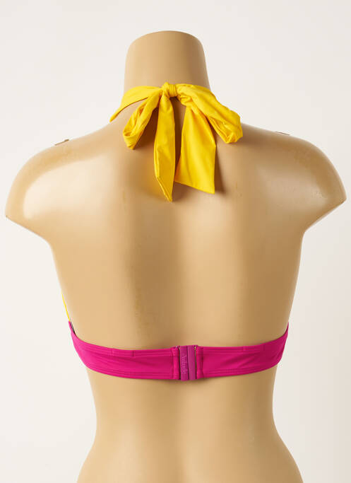 Haut de maillot de bain jaune AUBADE pour femme