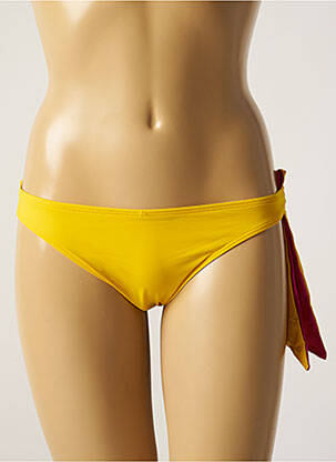 Bas de maillot de bain réversible culotte jaune AUBADE femme