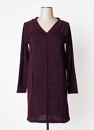 Robe pull violet COLINE pour femme
