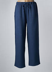 Pantalon droit bleu UNICA PLUS pour femme seconde vue