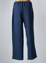 Pantalon droit bleu UNICA PLUS pour femme seconde vue