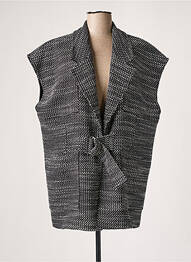 Veste chic finition intérieure doublée noir IMPERIAL femme