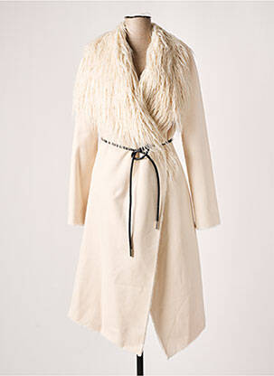 Manteau long beige RELISH pour femme