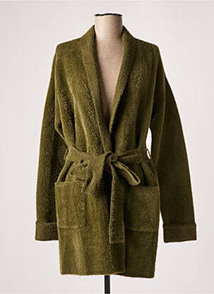 Manteau long vert RELISH pour femme