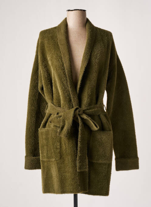 Manteau long vert RELISH pour femme