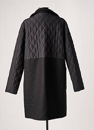 Manteau long coupe droite sans capuche noir WHITE STUFF femme