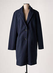 Manteau long bleu ICHI pour femme seconde vue