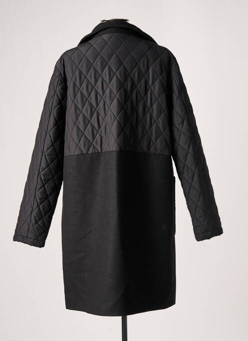 Manteau long coupe droite sans capuche noir WHITE STUFF femme