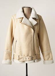 Veste casual col tailleur beige VERO MODA femme