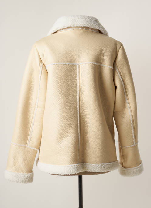 Veste casual col tailleur beige VERO MODA femme