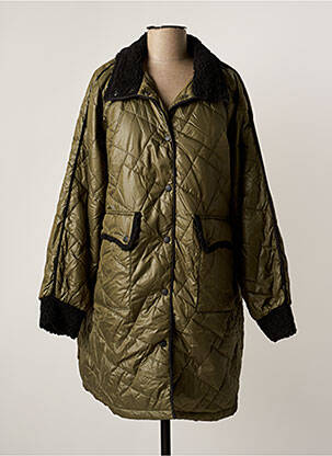 Doudoune poches sans capuche vert Y.A.S femme