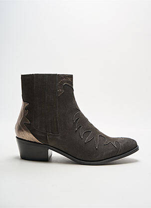 Bottines/Boots gris ANAMAIA pour femme