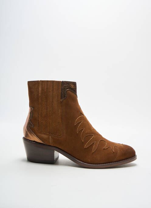 Bottines/Boots marron ANAMAIA pour femme