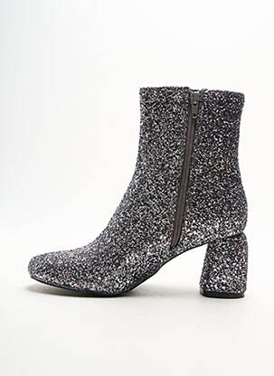 Bottines/boots bout rond talon de 4 à 6cm gris VANESSA WU femme