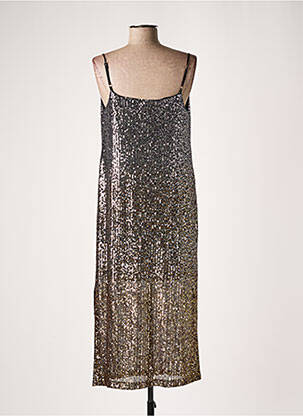 Robe mi-longue sans manche sans manche gris IMPERIAL femme