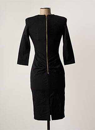 Robe mi-longue manches 3/4 manches 3/4 noir RELISH femme