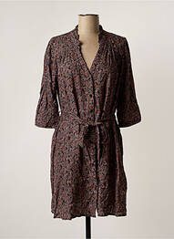 Robe courte manches 3/4 manches 3/4 noir GRACE & MILA femme
