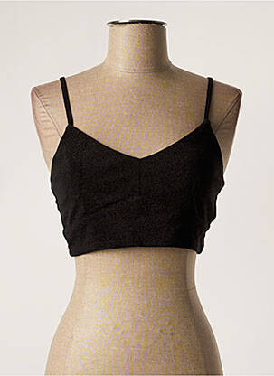 Top manches bretelles ajustables fines bretelles noir GRACE & MILA femme