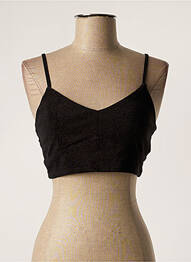 Top manches bretelles ajustables fines bretelles noir GRACE & MILA femme