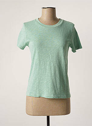T-shirt vert AMERICAN VINTAGE pour femme