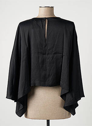 Blouse fermeture boutonnée au dos manches longues noir KARMA KOMA femme