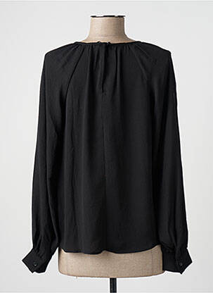 Blouse légère et transparente manches longues noir VERO MODA femme