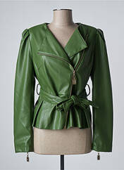 Veste simili cuir vert RELISH pour femme seconde vue