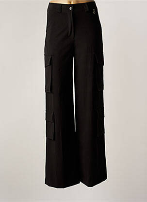 Pantalon cargo taille élastique taille normale noir RELISH femme