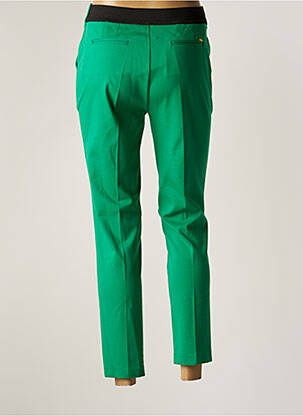 Pantalon 7/8 stretch taille normale vert FRACOMINA femme