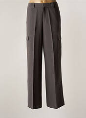Pantalon cargo gris GRACE & MILA pour femme seconde vue
