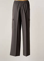 Pantalon cargo gris GRACE & MILA pour femme seconde vue