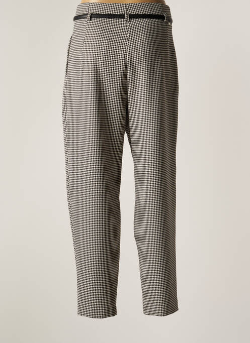 Pantalon 7/8 taille haute taille haute noir FRACOMINA femme