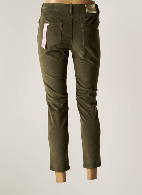 Pantalon 7/8 vert FRACOMINA pour femme