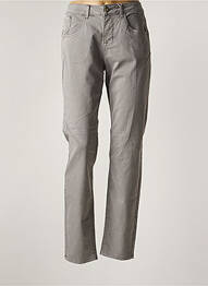 Jeans coupe droite stretch taille normale gris CREAM femme