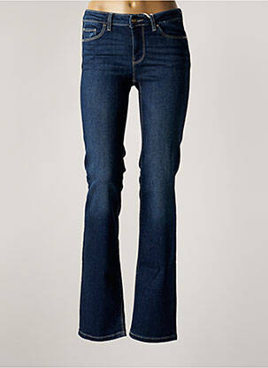 Jeans coupe droite stretch taille normale bleu FRACOMINA femme