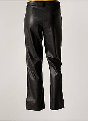 Pantalon droit fermeture zippée sous rabat avec crochet taille normale noir VERO MODA femme
