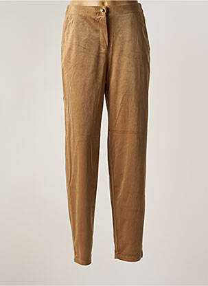 Pantalon droit taille haute taille haute beige VERO MODA femme