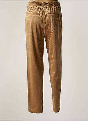 Pantalon droit taille haute taille haute beige VERO MODA femme