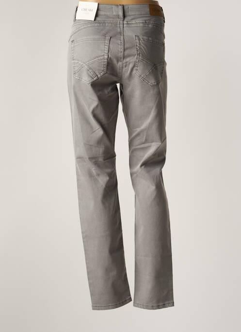 Jeans coupe droite stretch taille normale gris CREAM femme
