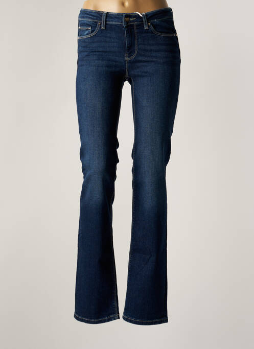 Jeans coupe droite stretch taille normale bleu FRACOMINA femme