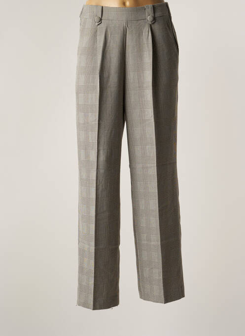 Pantalon large gris GRACE & MILA pour femme