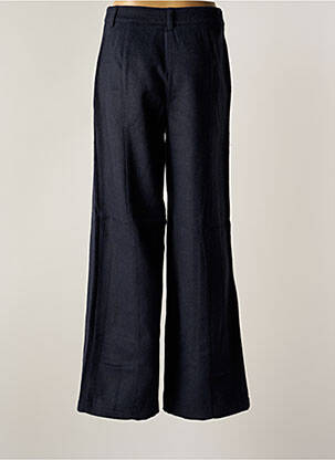 Pantalon large taille à pinces taille haute bleu PIECES femme