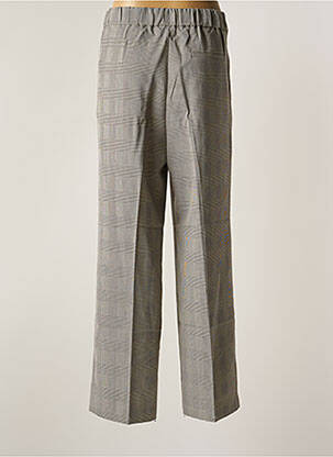 Pantalon droit stretch taille haute gris GRACE & MILA femme