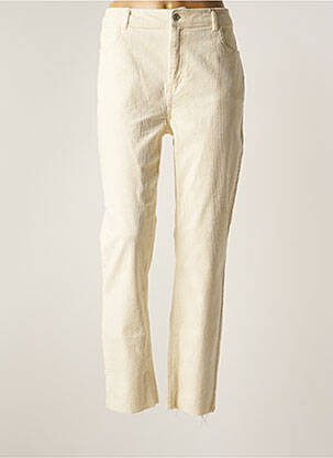 Pantalon slim stretch taille normale beige VERO MODA femme