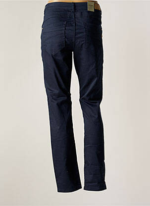 Pantalon slim tissage popeline taille normale bleu CREAM femme