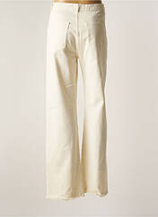 Jeans coupe large beige DIXIE pour femme seconde vue
