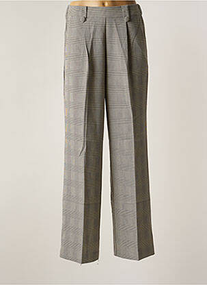 Pantalon droit gris GRACE & MILA pour femme