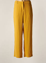 Pantalon droit jaune CREAM pour femme seconde vue